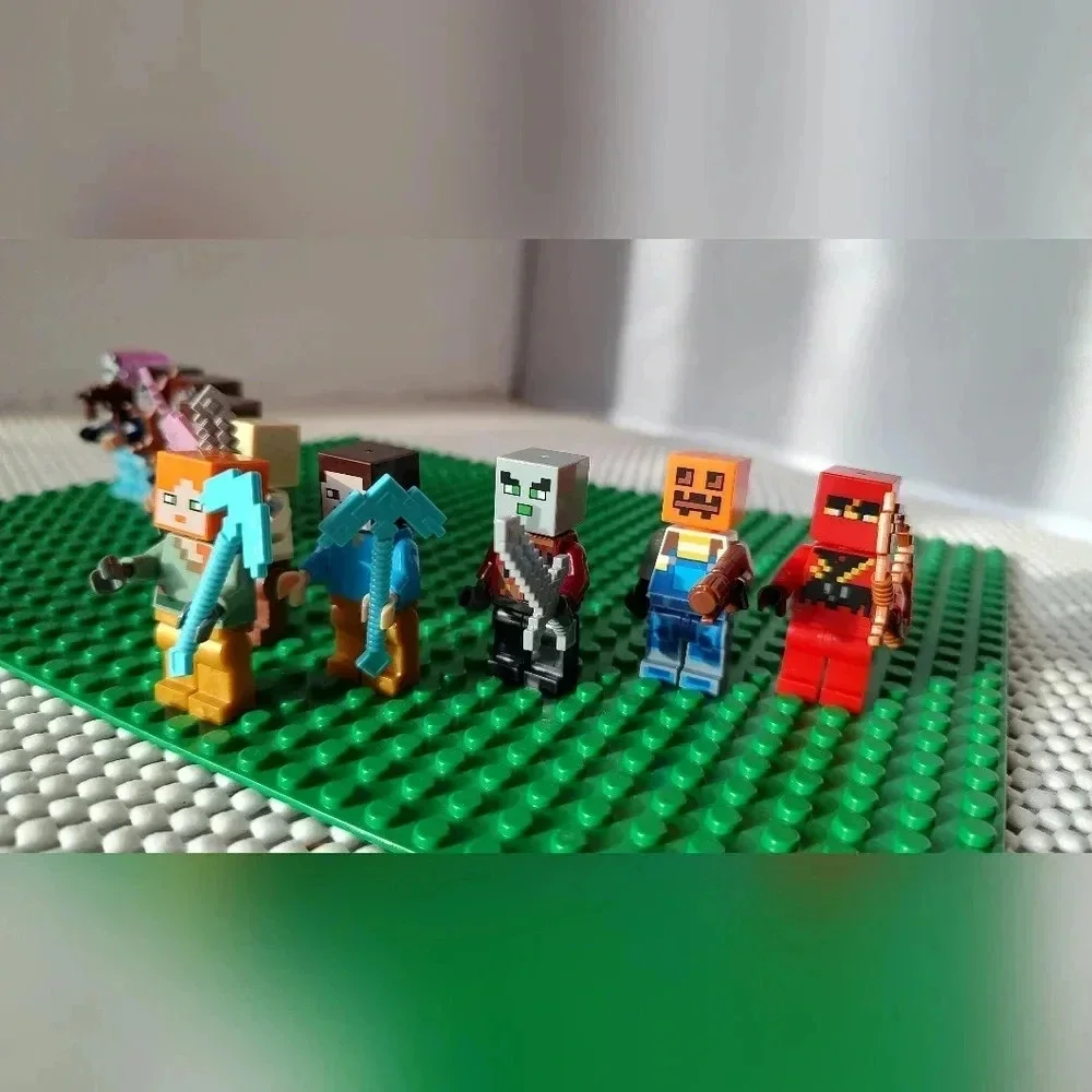 Custom Minecraft Minifigures Set of 10